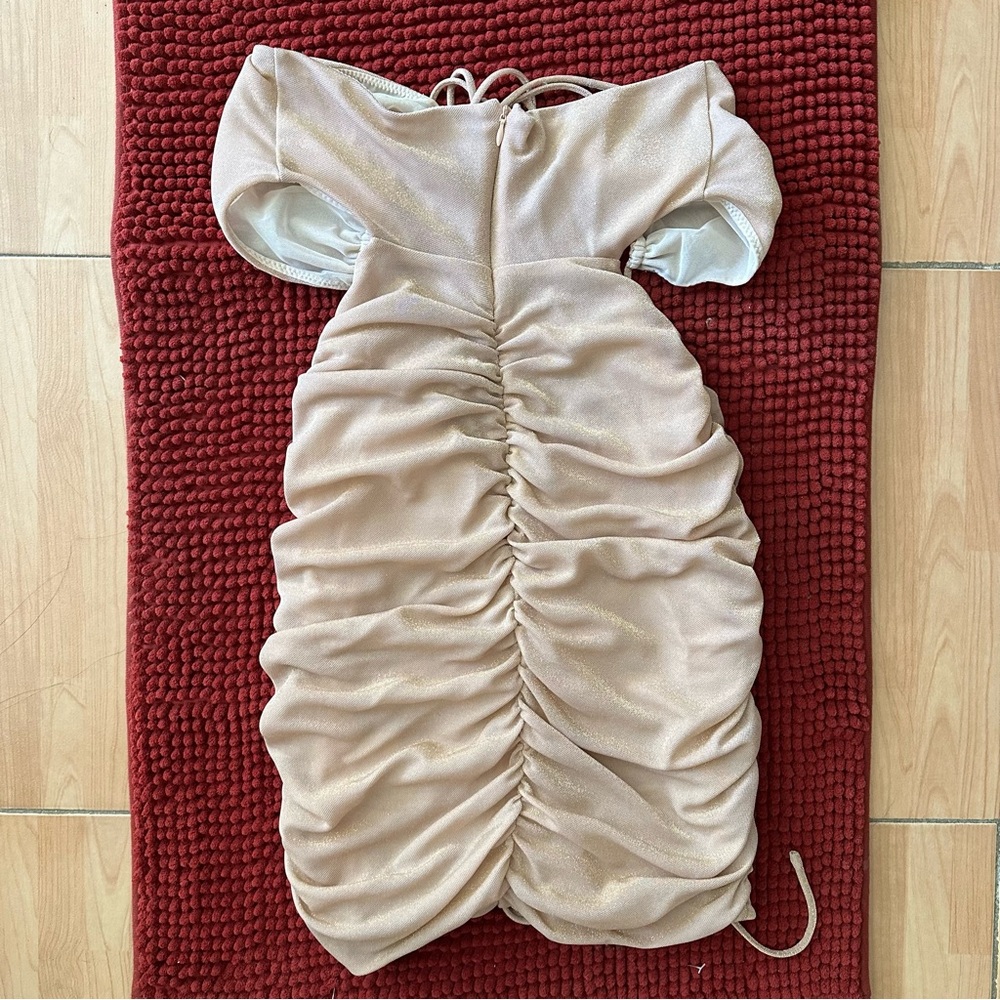 Oh Polly rose gold mini dress - Picture 7 of 8
